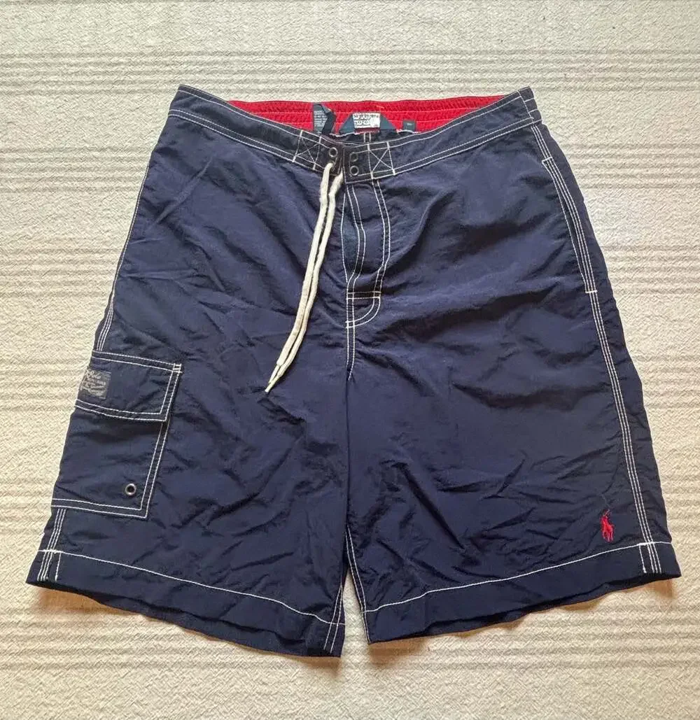 Polo Ralph Lauren VINTAGE Polo Ralph Lauren Board Shorts Mens Medium Blue Swim T